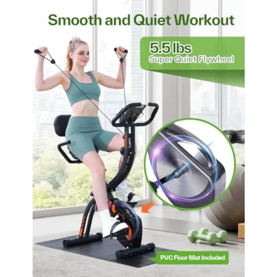 Foldable 4-in-1 Stationary Bike