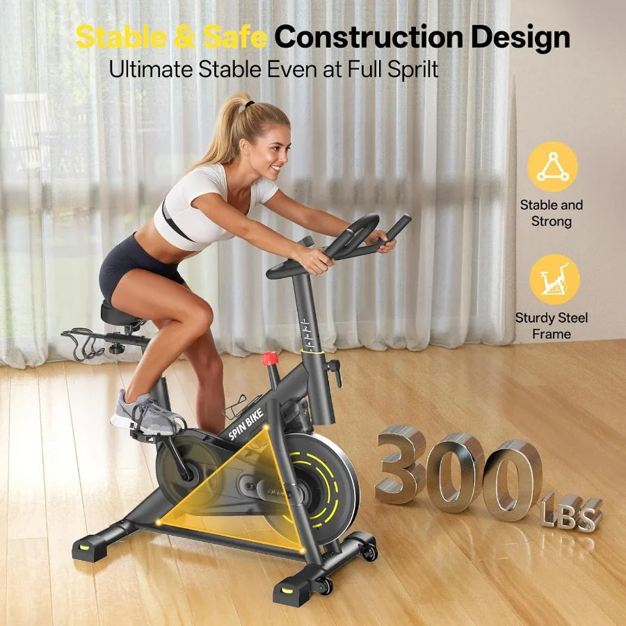 Upgraded Spin Bike – 300LB Capacity