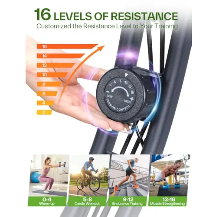 Foldable 4-in-1 Stationary Bike