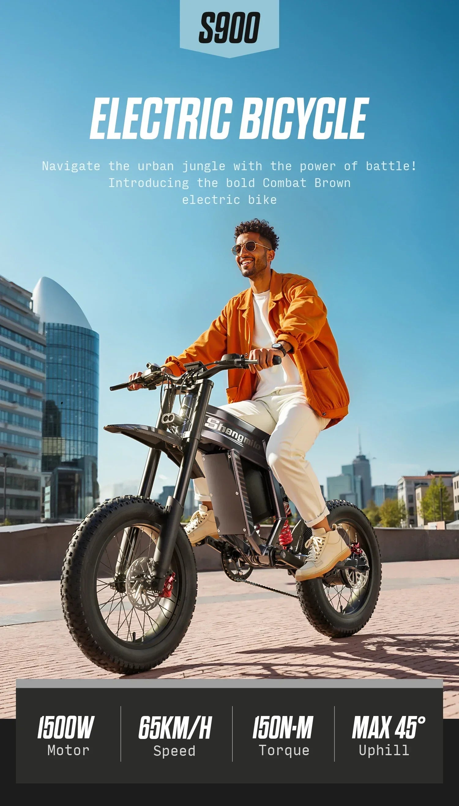 Shengmilo S900 1500W Electric Mountain Bike