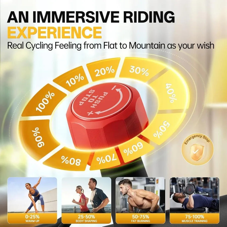 Upgraded Spin Bike – 300LB Capacity