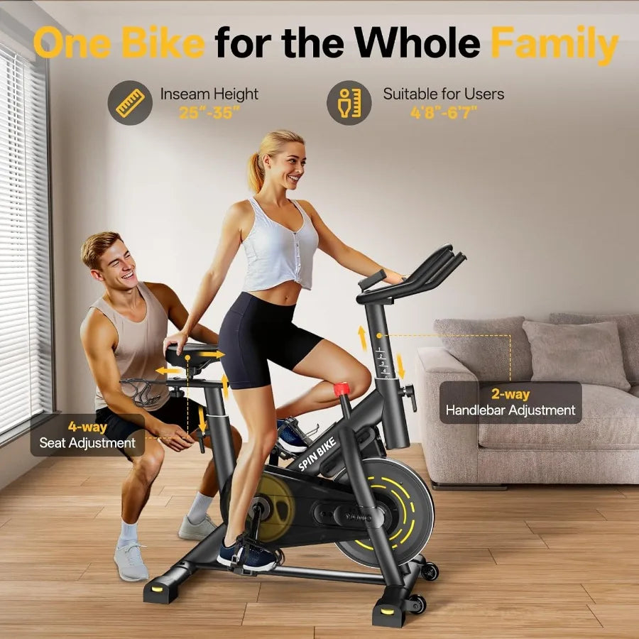 Upgraded Spin Bike – 300LB Capacity