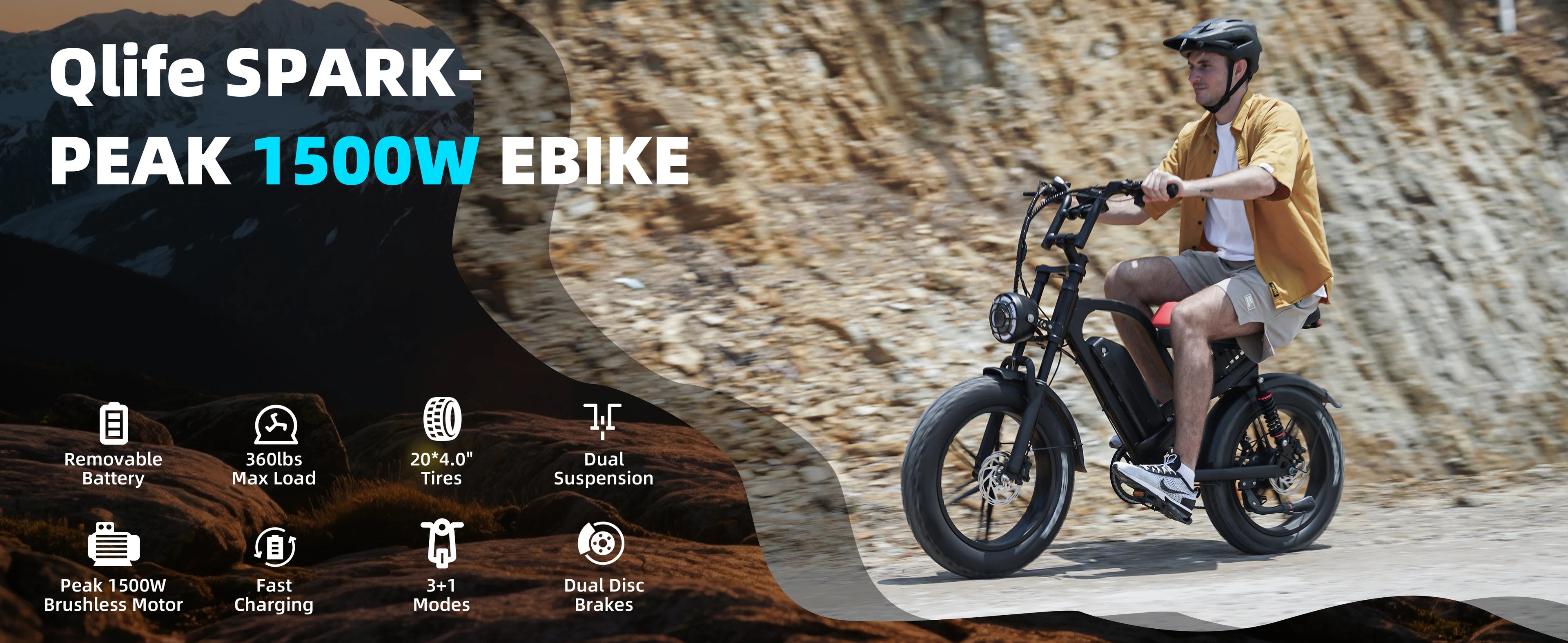 1500W Road & Mountain Hybrid Electric Bike