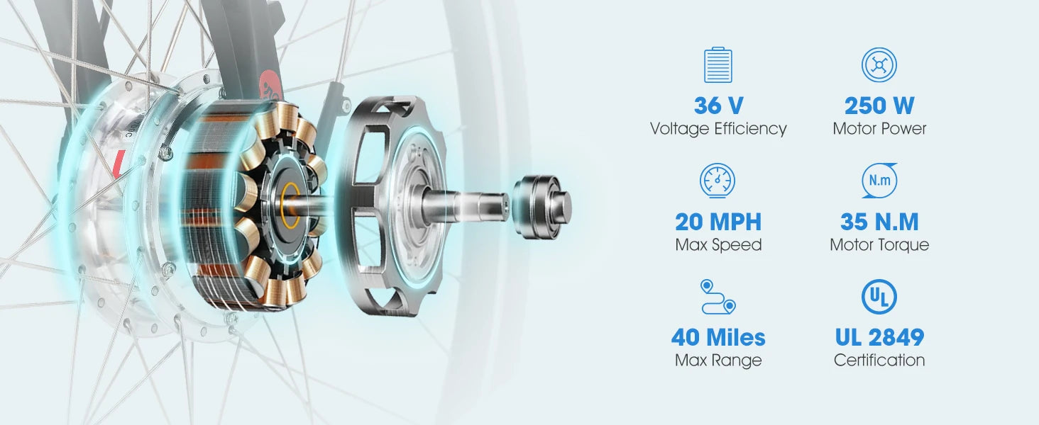 HILAND Electric Commuter Bike