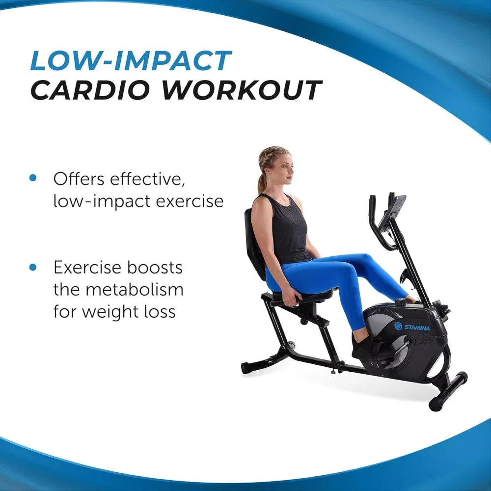 Smart Recumbent Bike with Workout App
