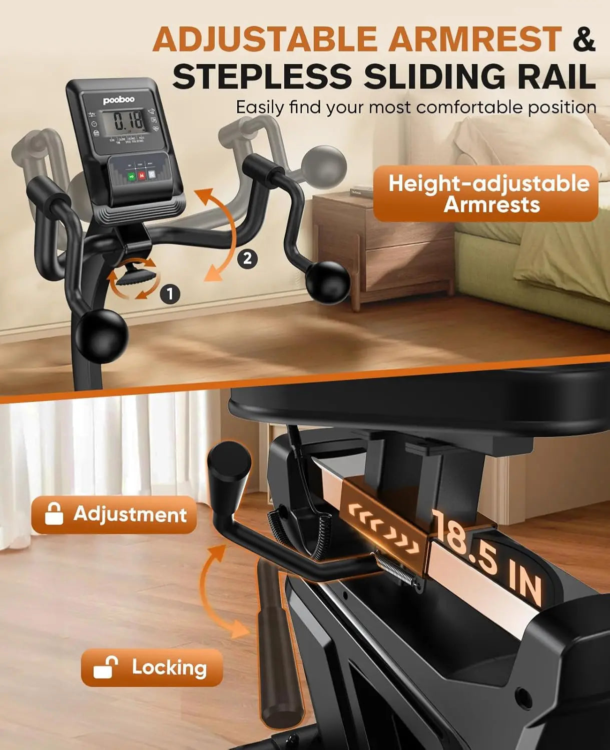 Recumbent Bike with Arm Exerciser