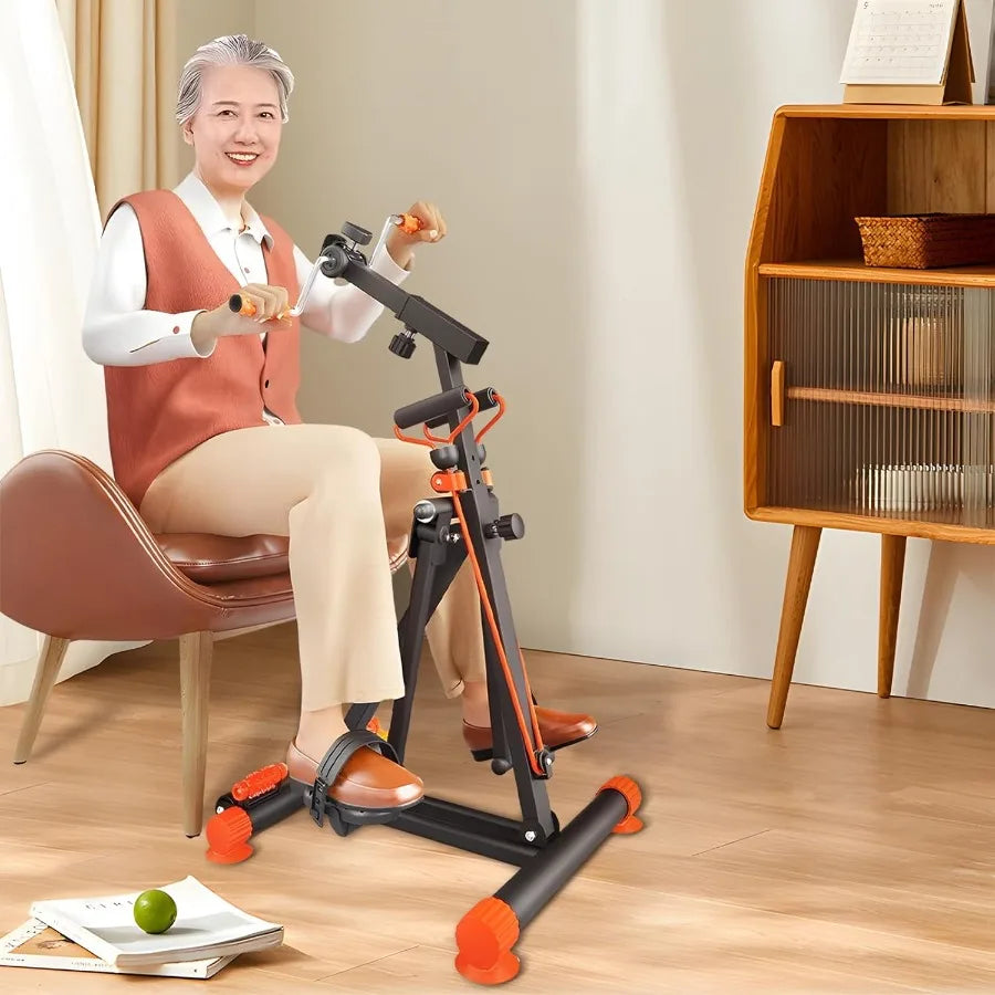 Compact Pedal Exerciser for Elderly Users