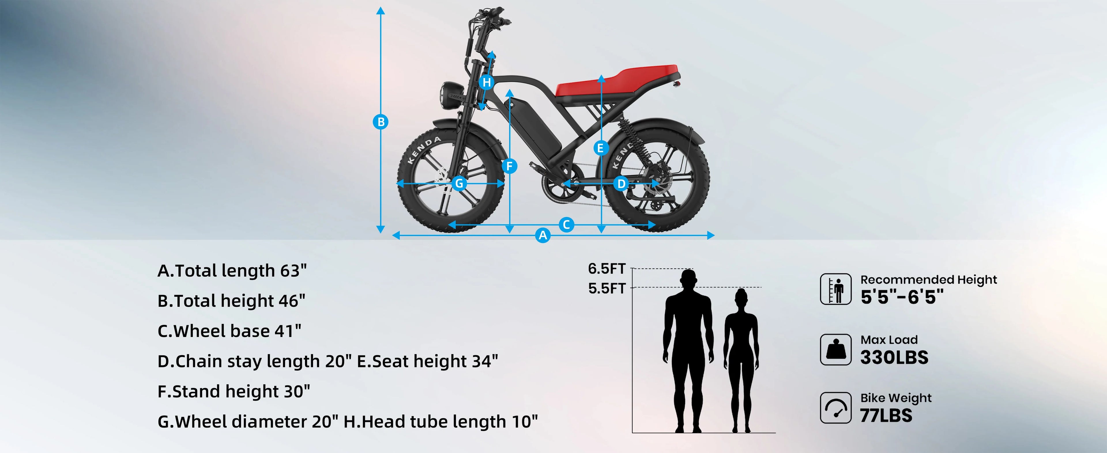 1500W Road & Mountain Hybrid Electric Bike