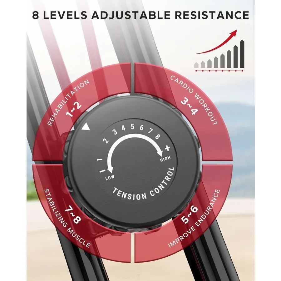 Foldable 3-in-1 Magnetic Exercise Bike