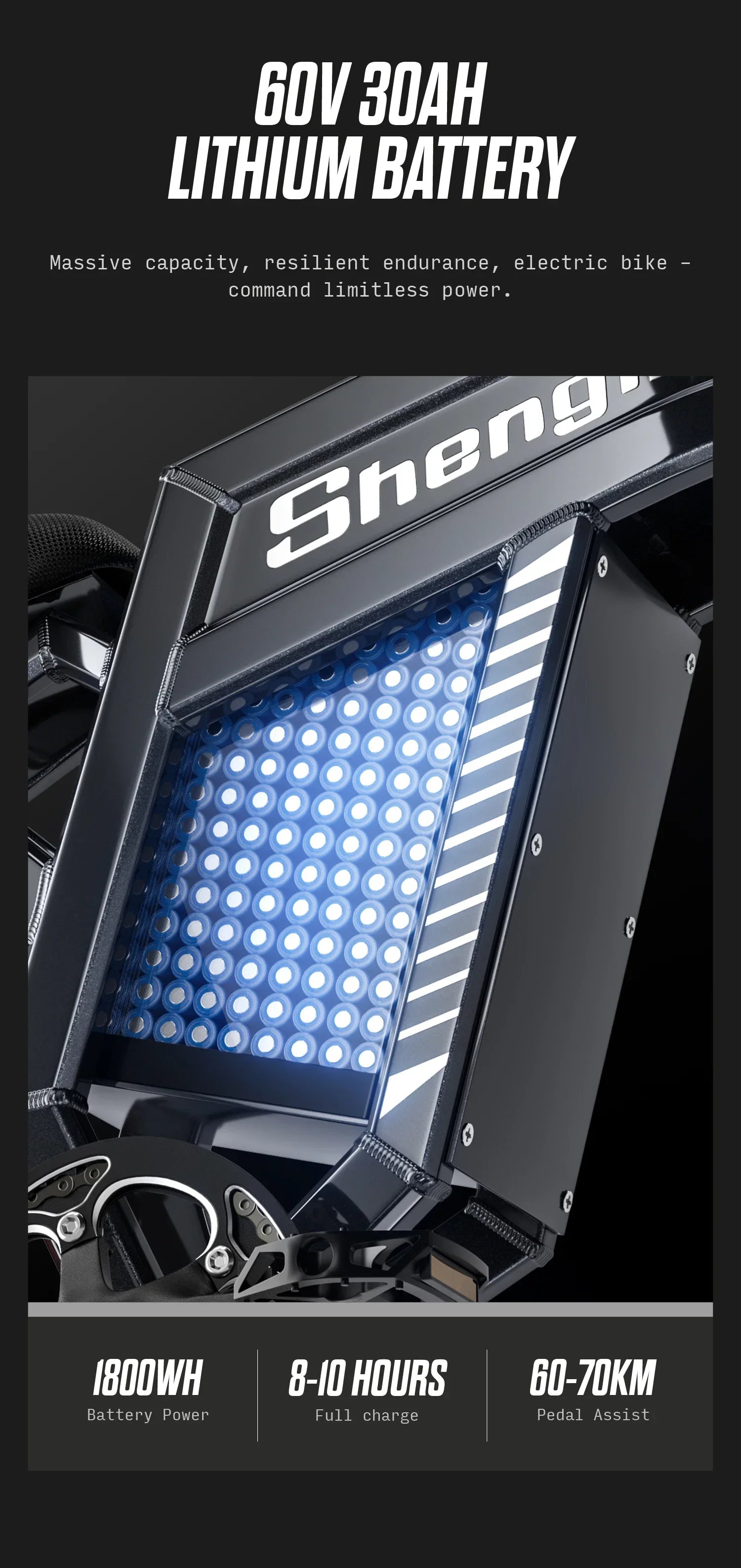 Shengmilo S900 1500W Electric Mountain Bike