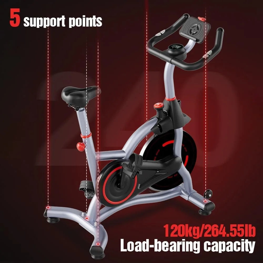 Ultra-Quiet Magnetic Spin Bike