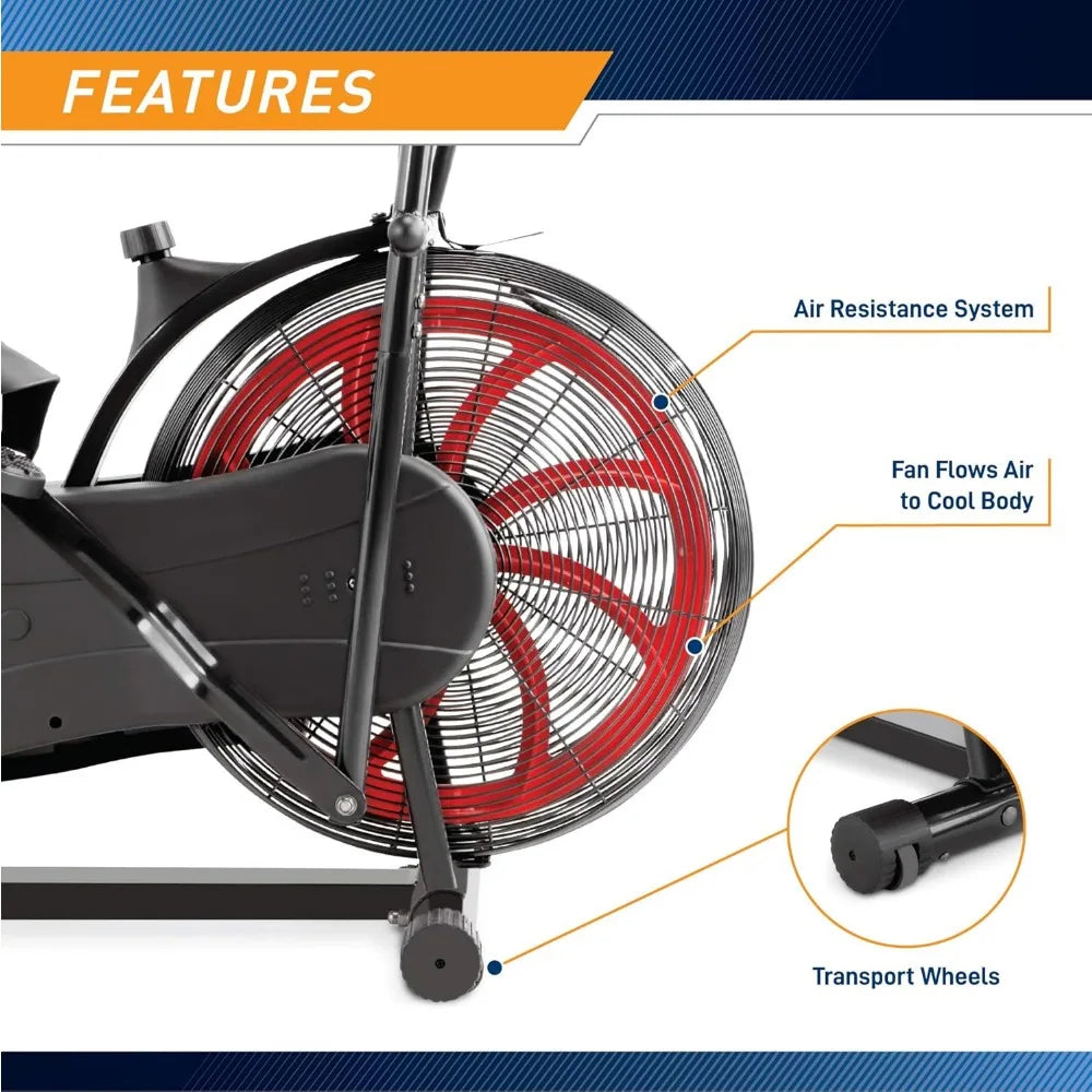 Marcy Air Fan Bike with Dual Handles