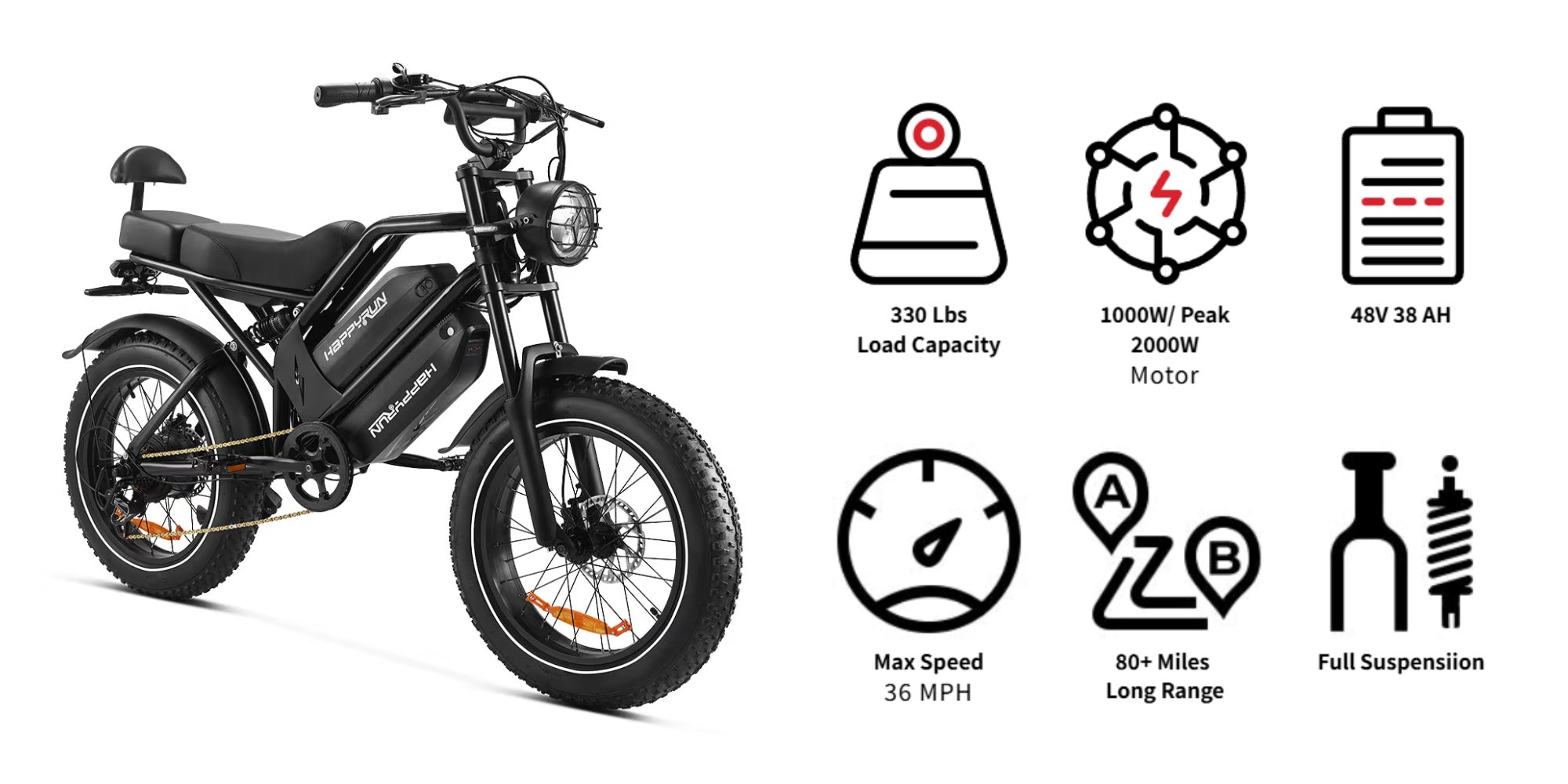 HappyRun G70 Cargo E-Bike