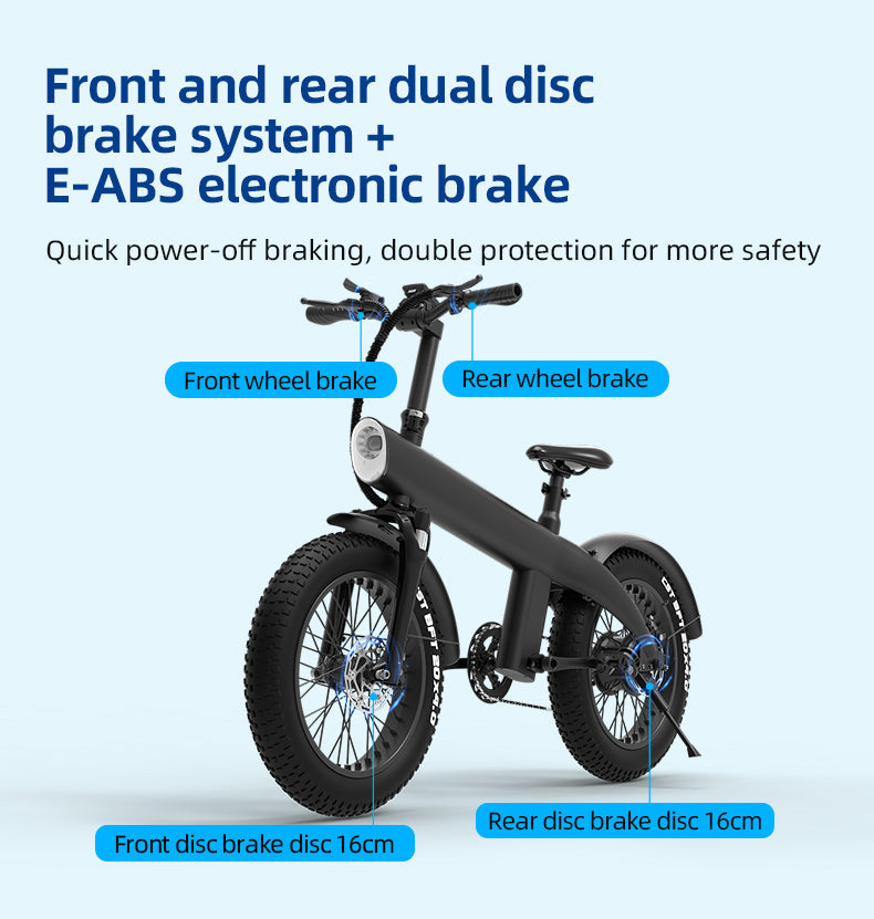 KIXIN Q3 Plus 20" Mountain E-Bike