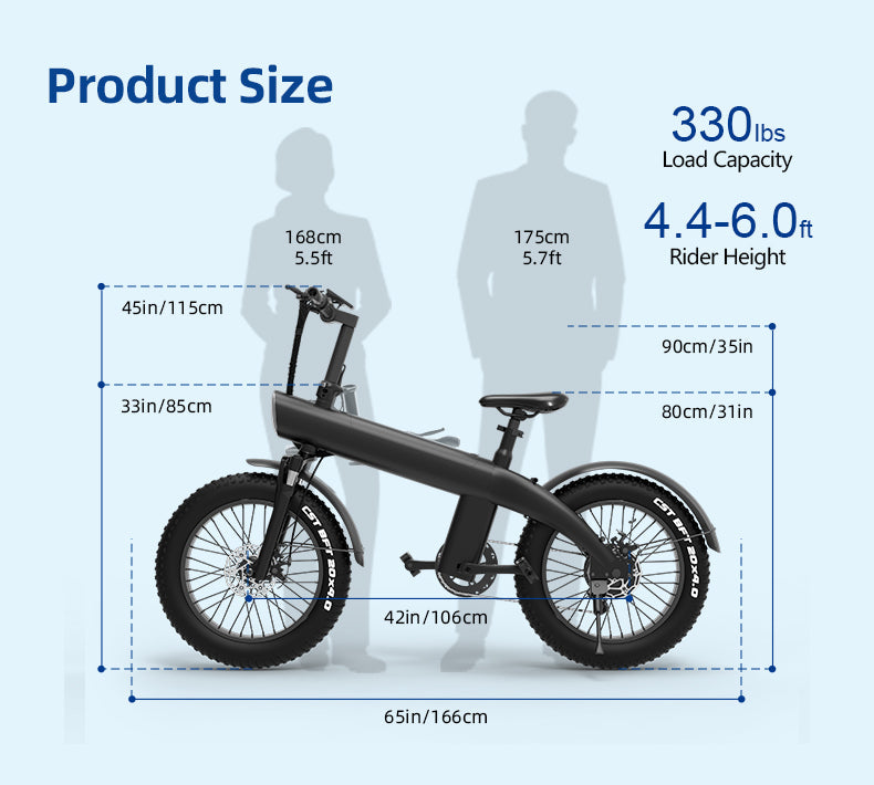 KIXIN Q3 Plus 20" Mountain E-Bike