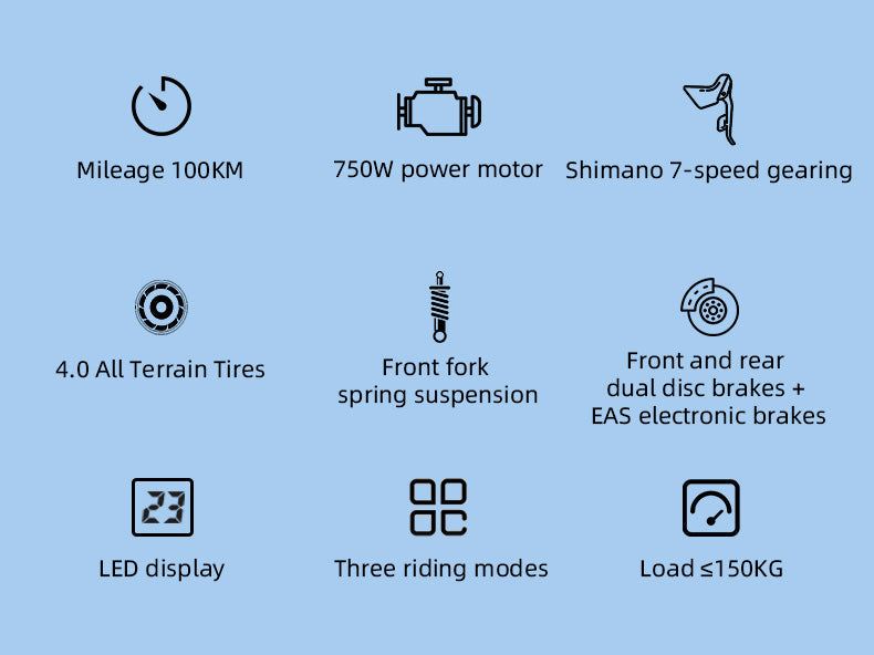 KIXIN Q3 Plus 20" Mountain E-Bike
