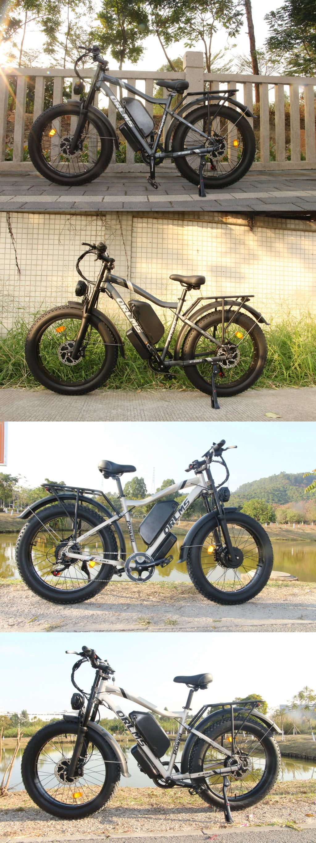 US MX500 Dual 2000W Fat Tire Mountain E-Bike