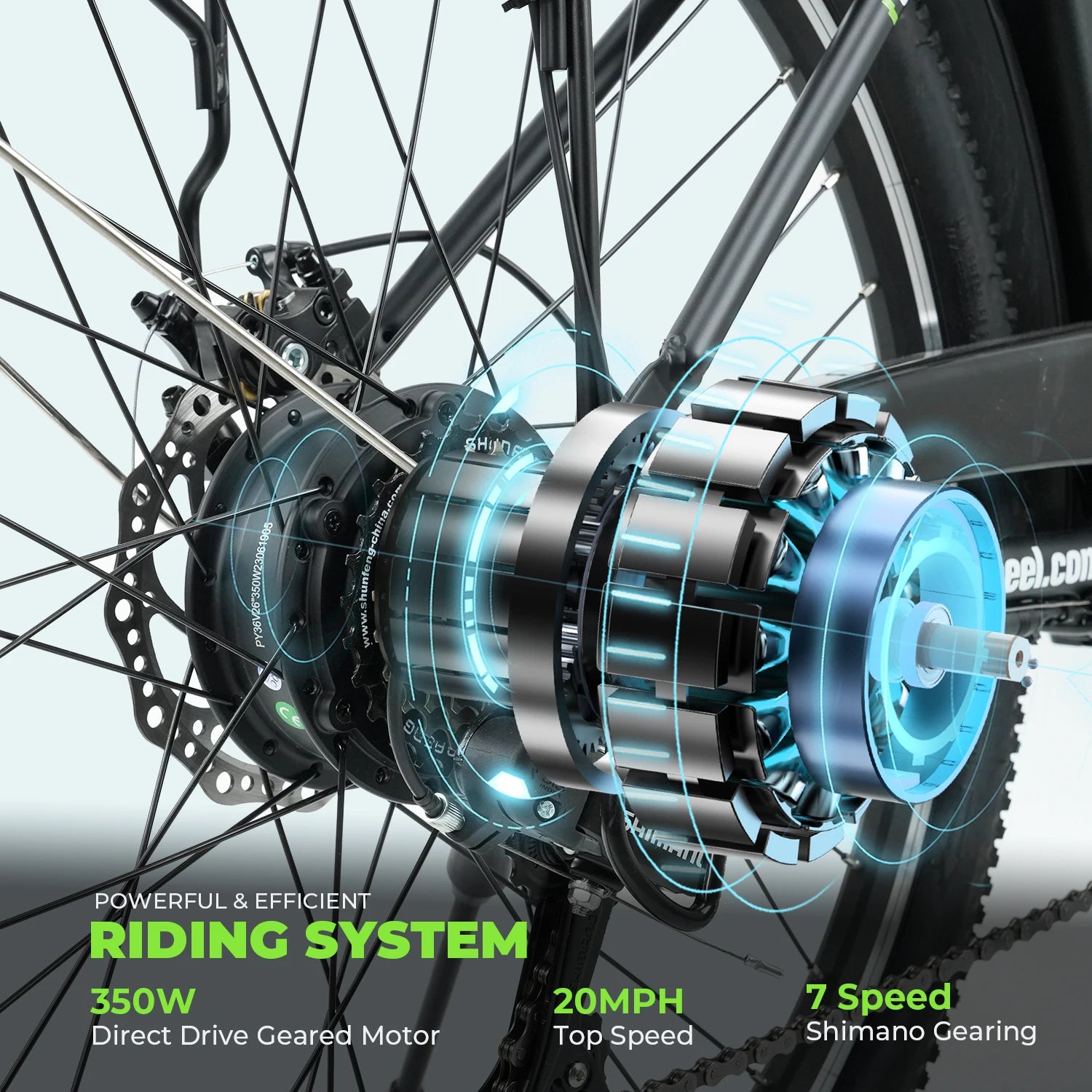 Isinwheel U2 Step-Thru Electric Bike