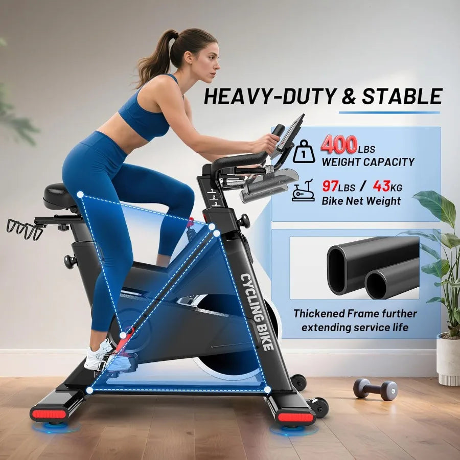 Spin Bike Adjustable Seat & Cushion