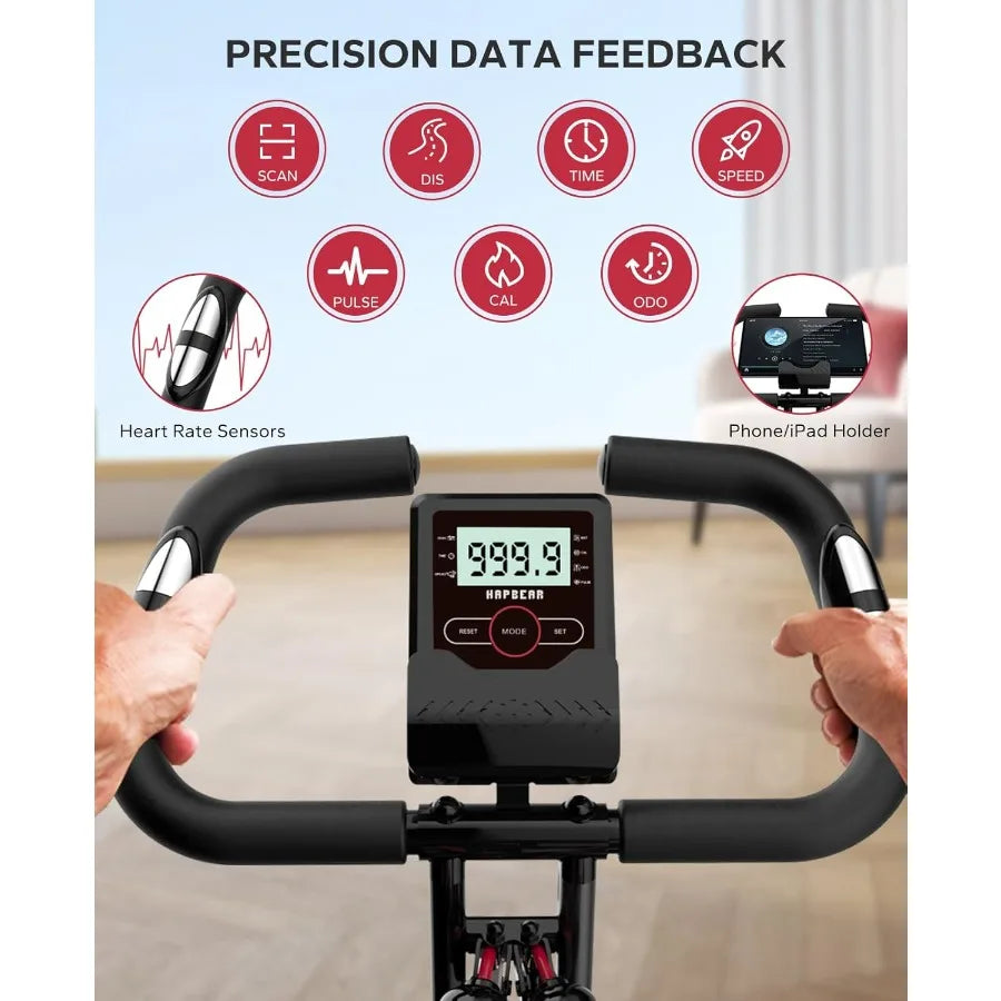 Foldable 3-in-1 Magnetic Exercise Bike