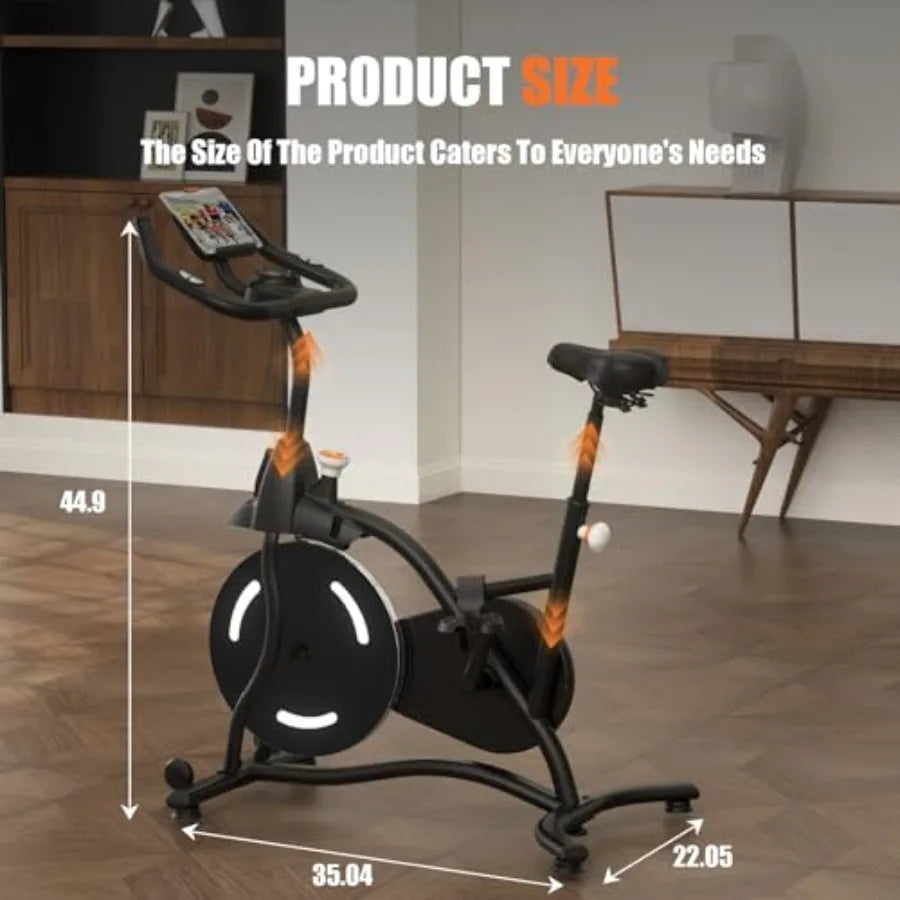 Compact Steel Stationary Bike