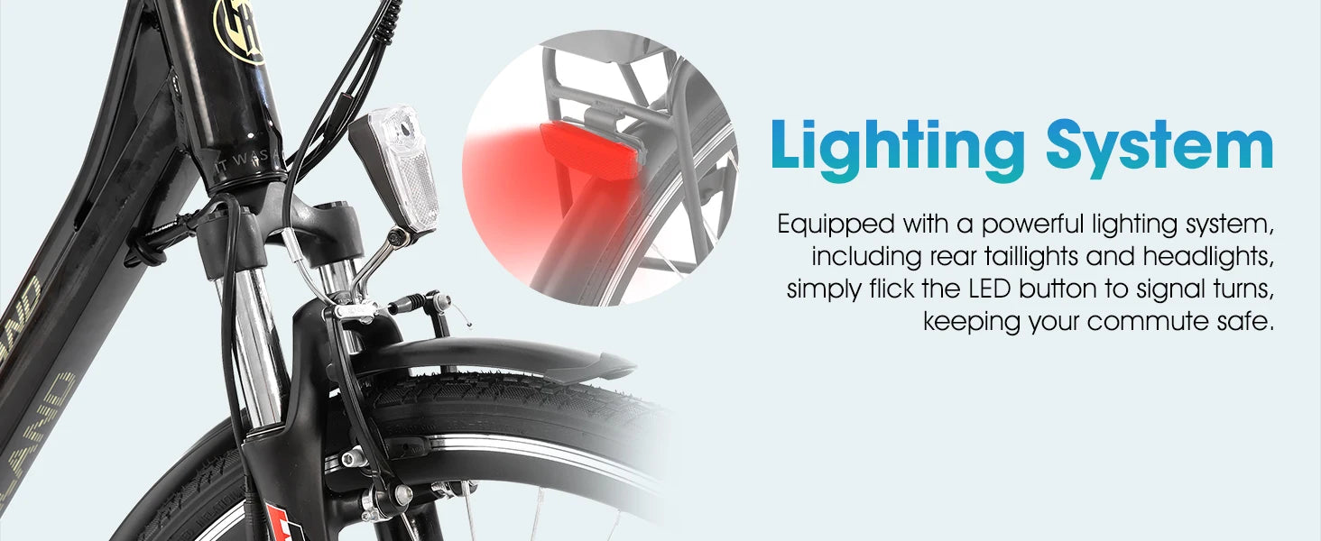 HILAND Electric Commuter Bike