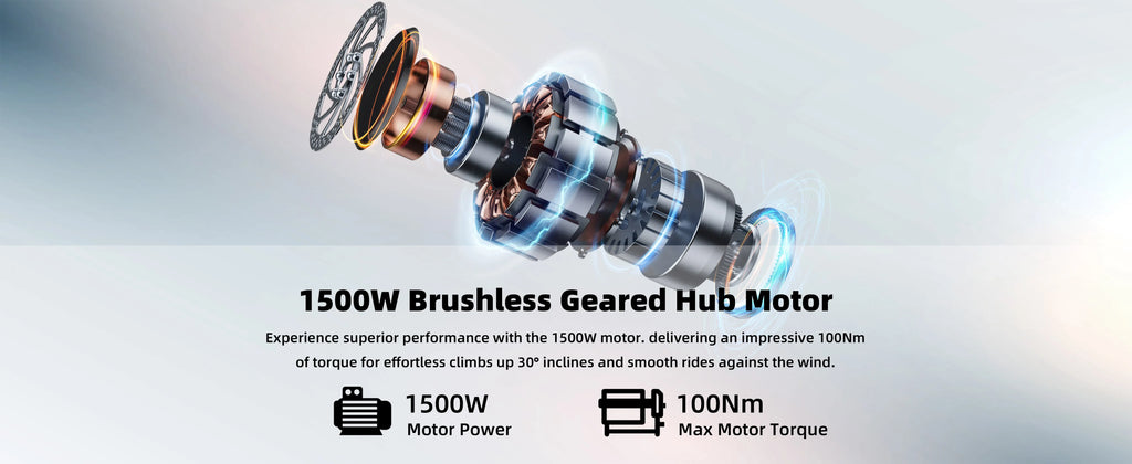 1500W Road & Mountain Hybrid Electric Bike