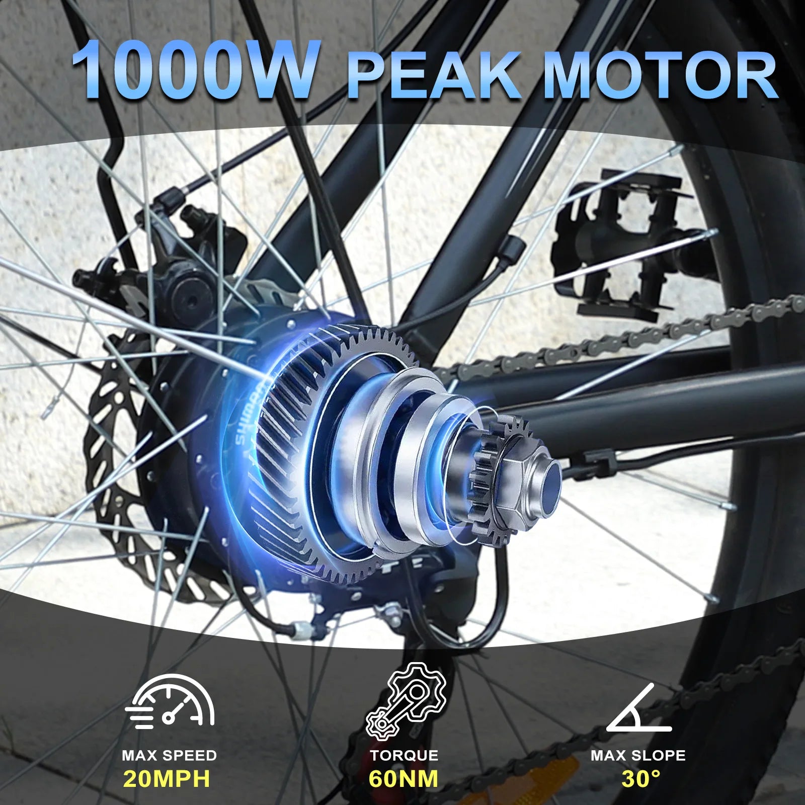1000W 48V Electric Bike
