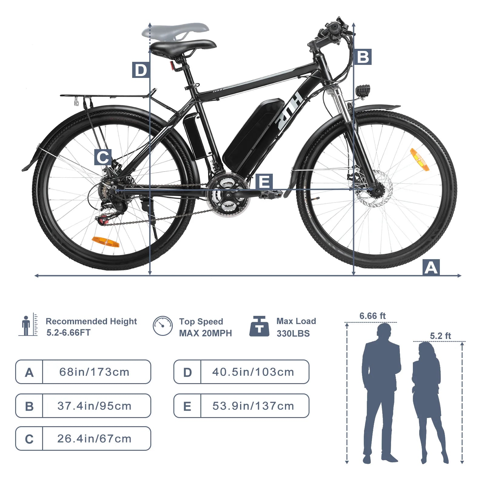 1000W 48V Electric Bike