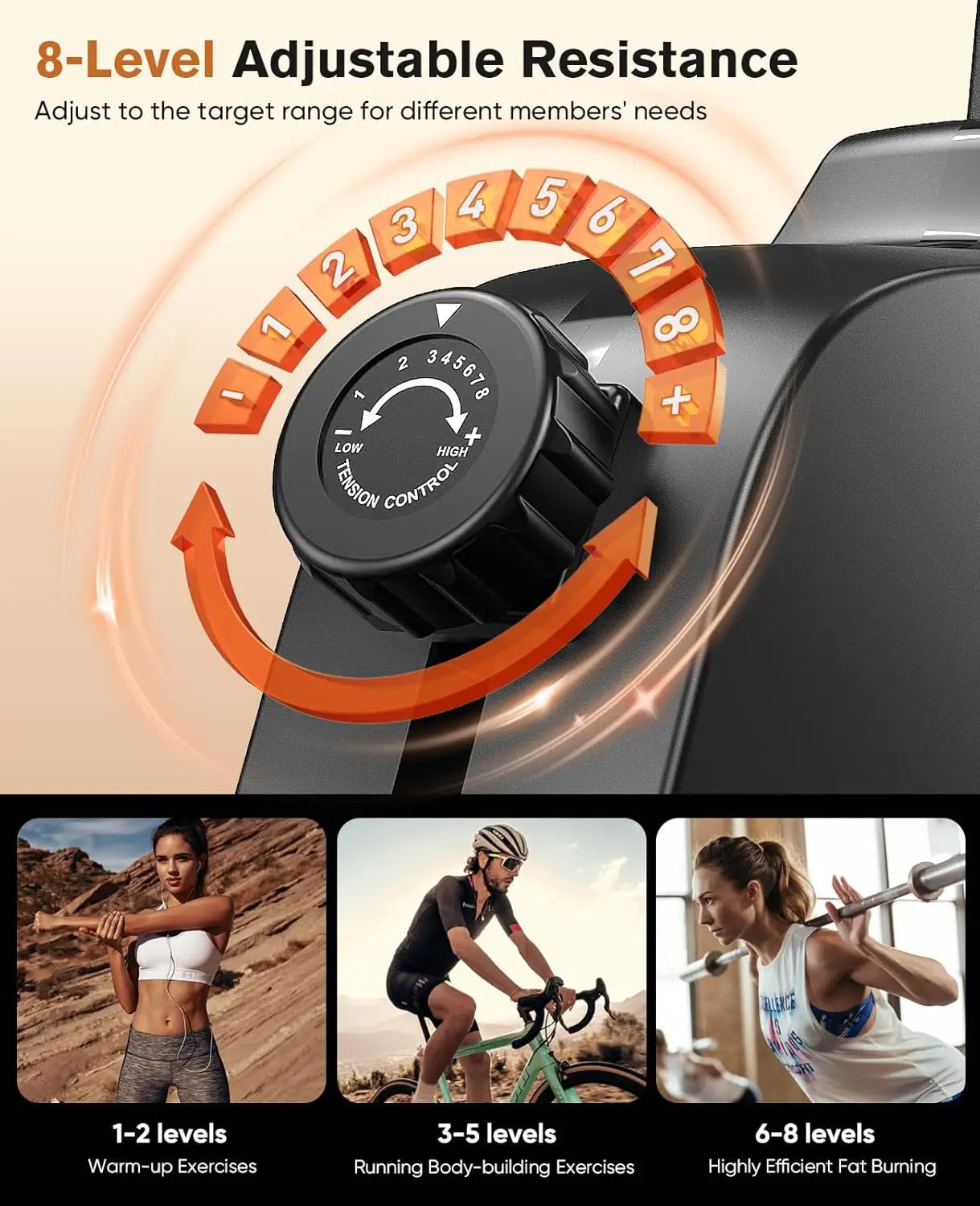 Recumbent Bike with Arm Exerciser