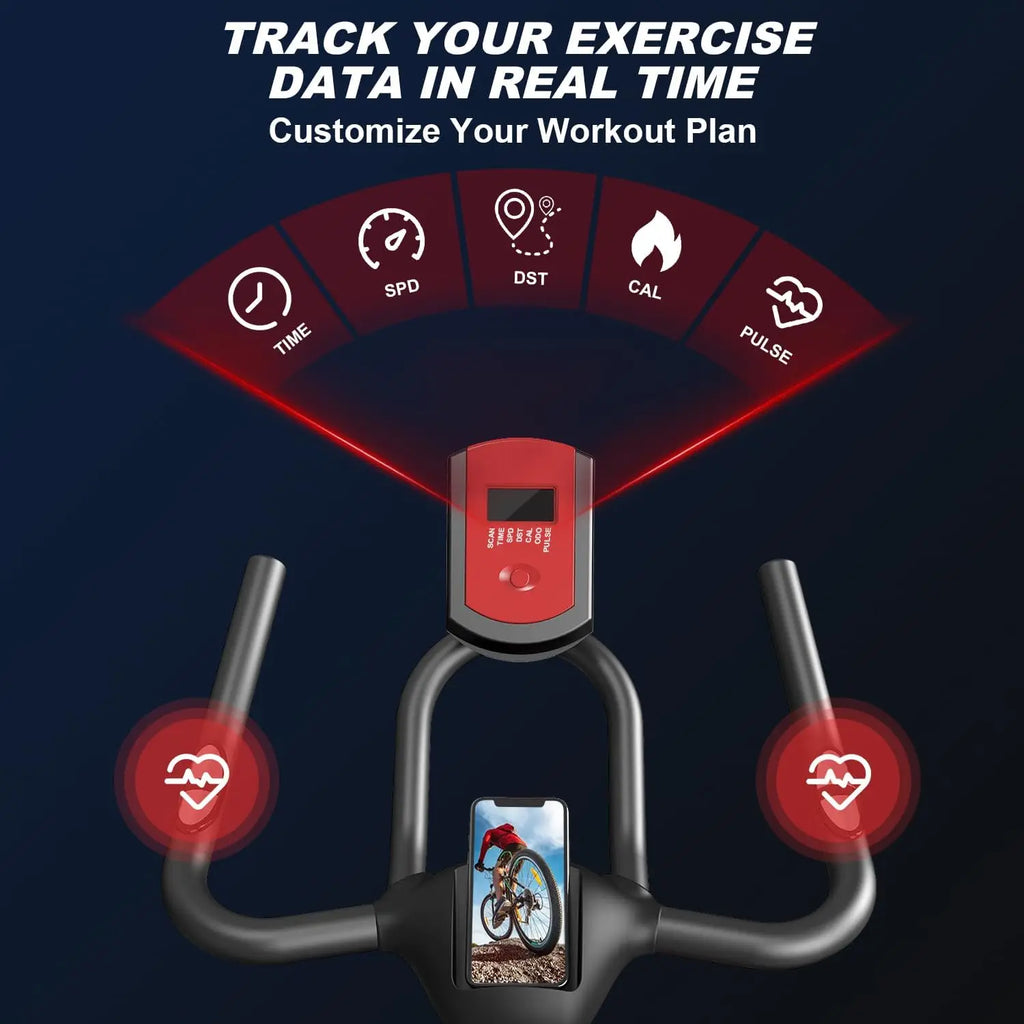 Adjustable Exercise Spin Bike