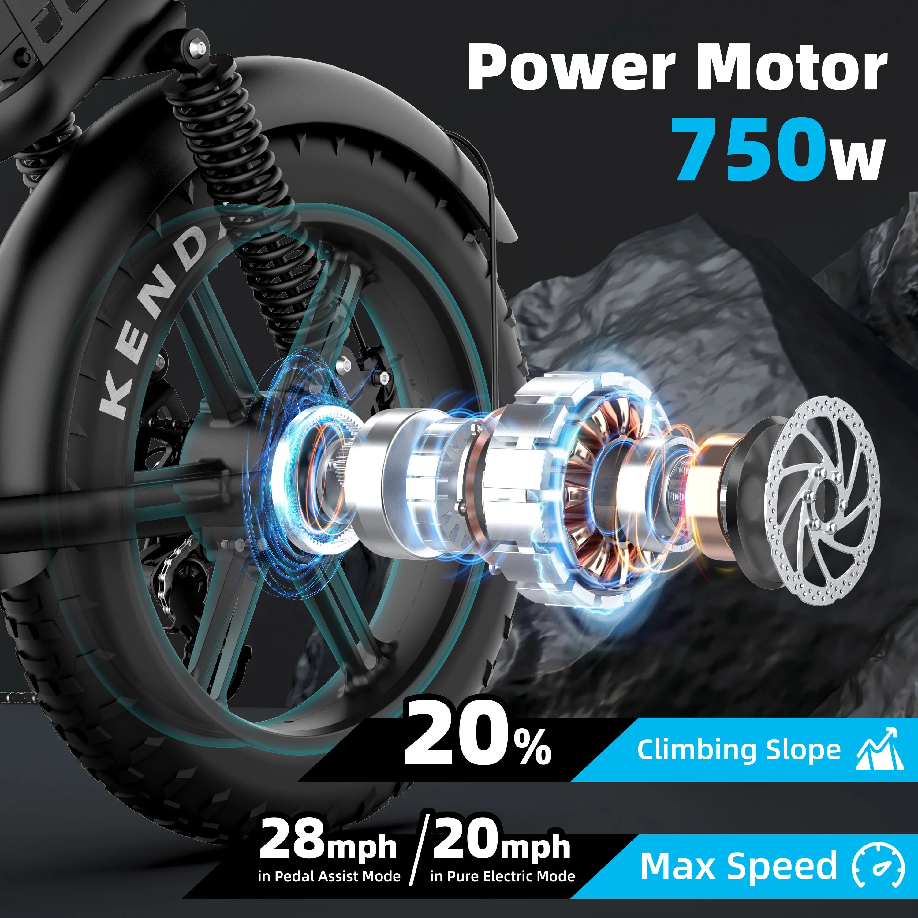 1500W Road & Mountain Hybrid Electric Bike