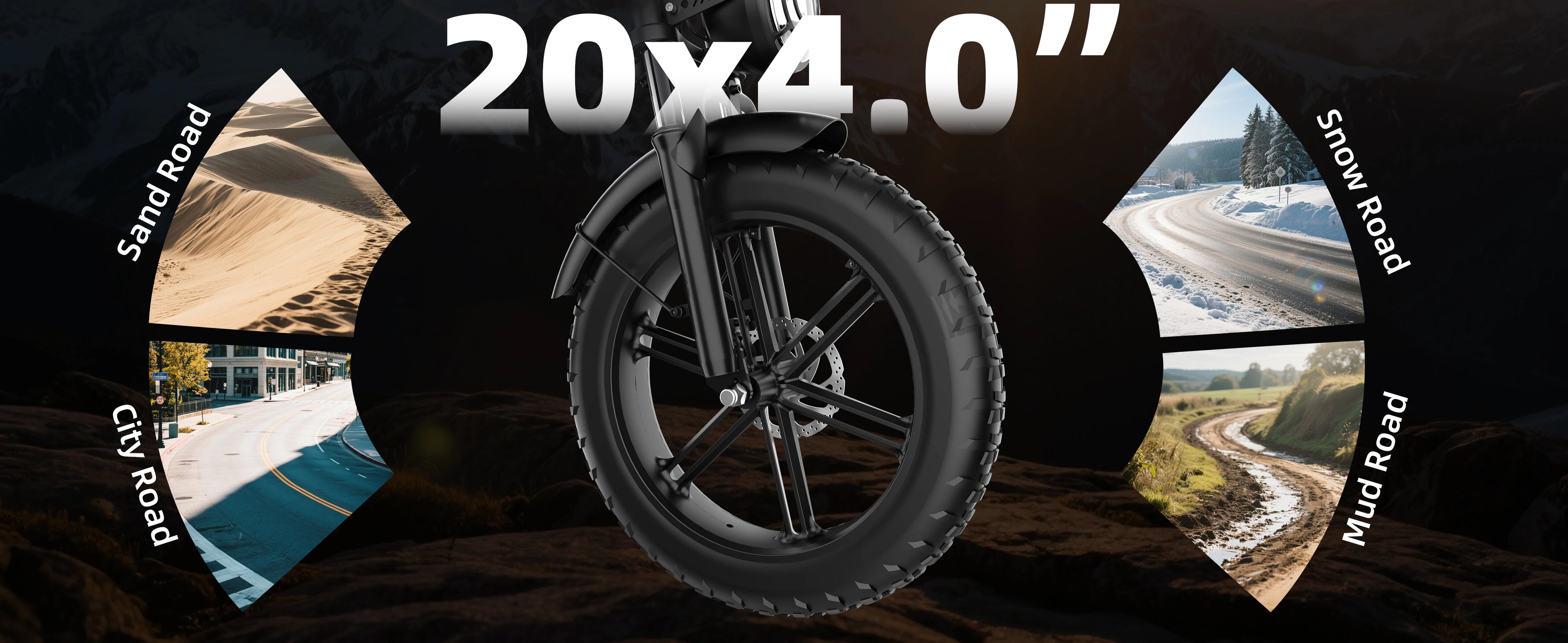 1500W Road & Mountain Hybrid Electric Bike