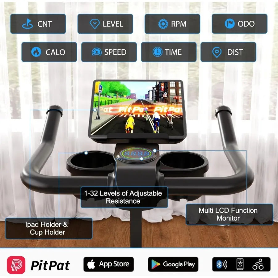 Magnetic Exercise Bike – 32 Levels Resistance