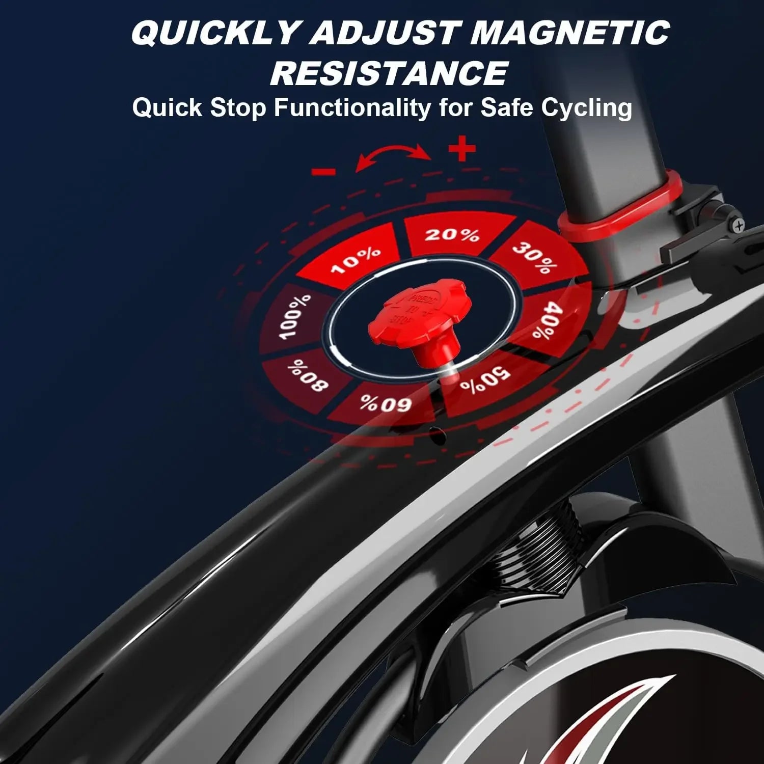 Adjustable Exercise Spin Bike