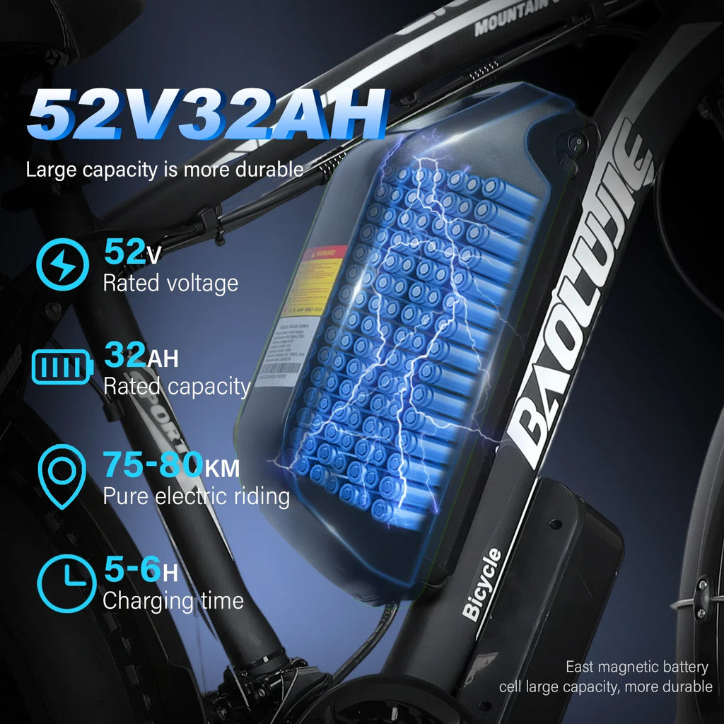 BAOLUJIE 2602 3000W Electric Bike