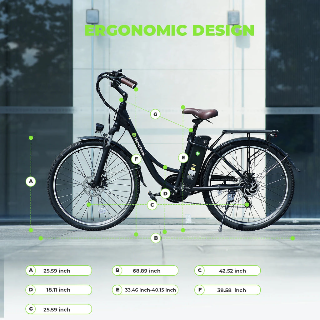 Isinwheel U2 Step-Thru Electric Bike