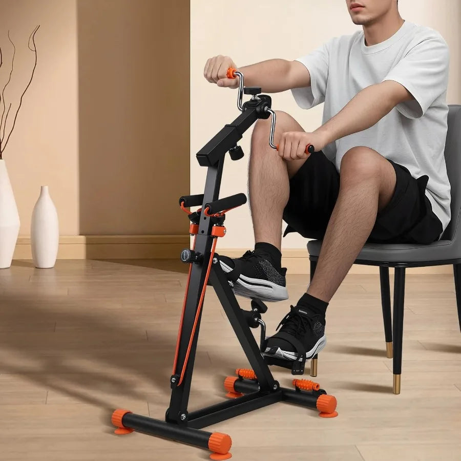 Compact Pedal Exerciser for Elderly Users