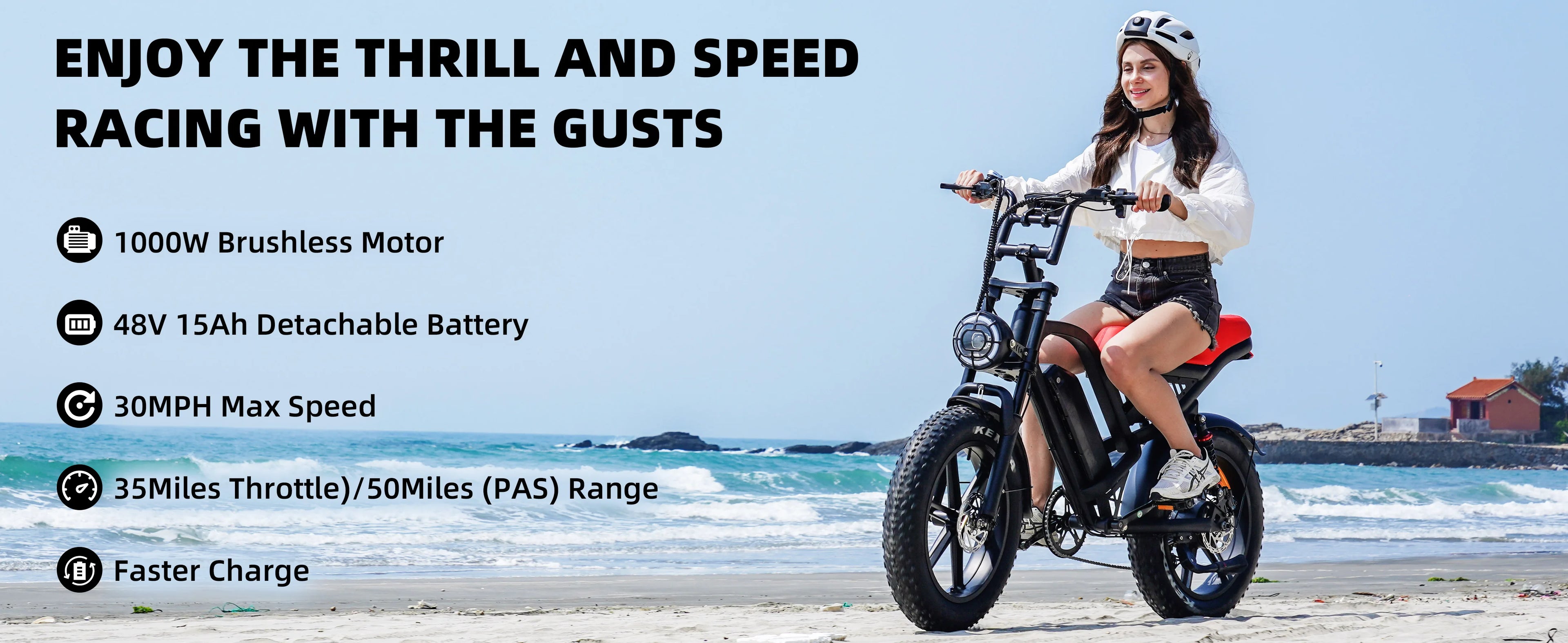 1500W Road & Mountain Hybrid Electric Bike