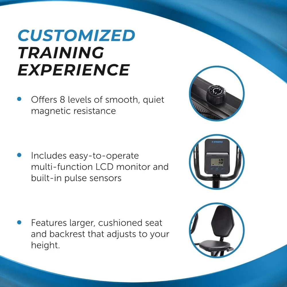 Smart Recumbent Bike with Workout App