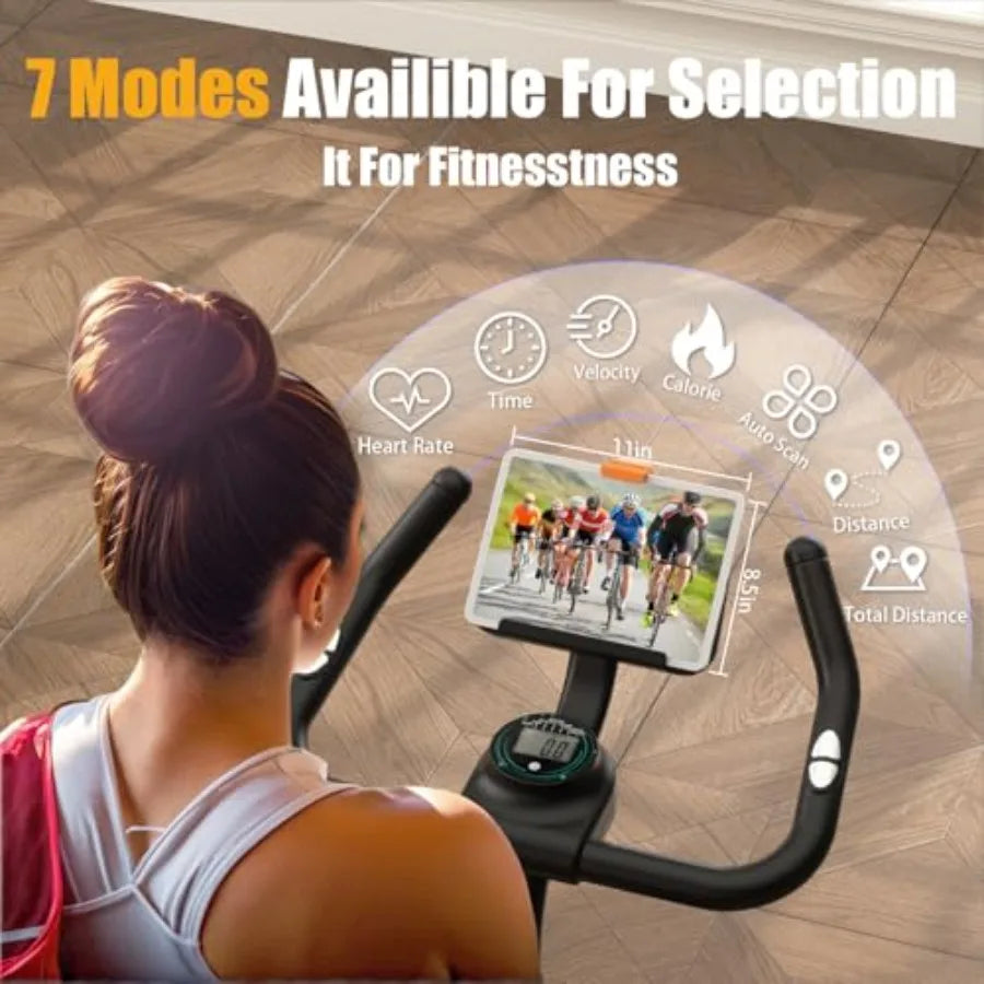 Compact Steel Stationary Bike