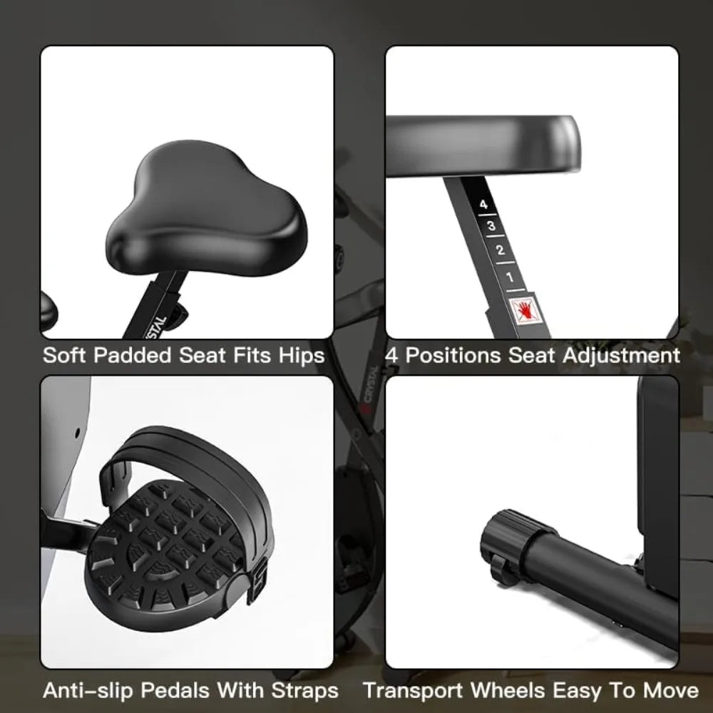 Crystal Fit Foldable Indoor Bike