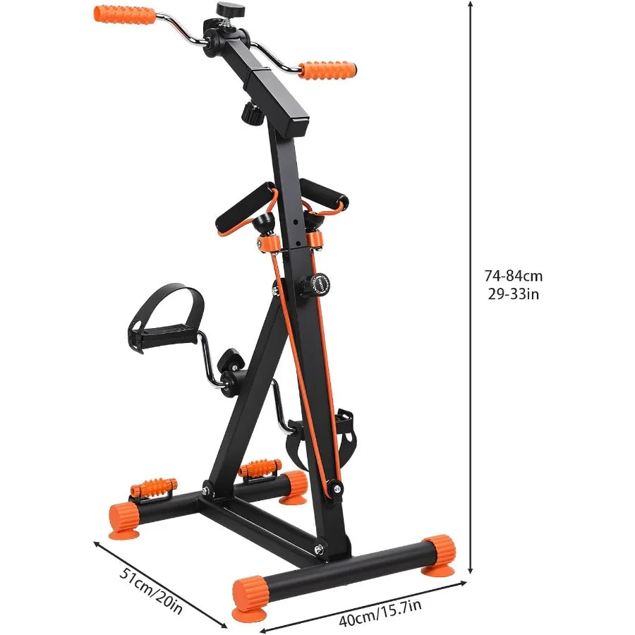 Compact Pedal Exerciser for Elderly Users