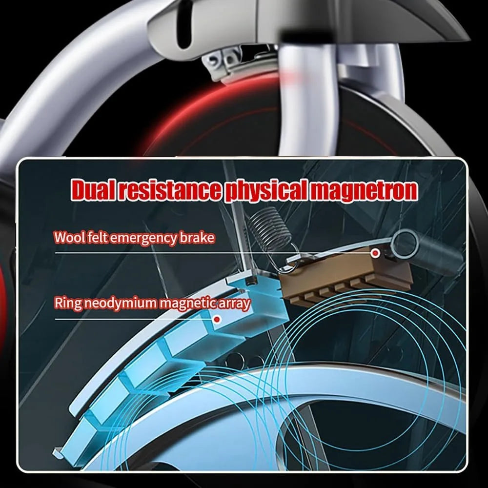 Ultra-Quiet Magnetic Spin Bike