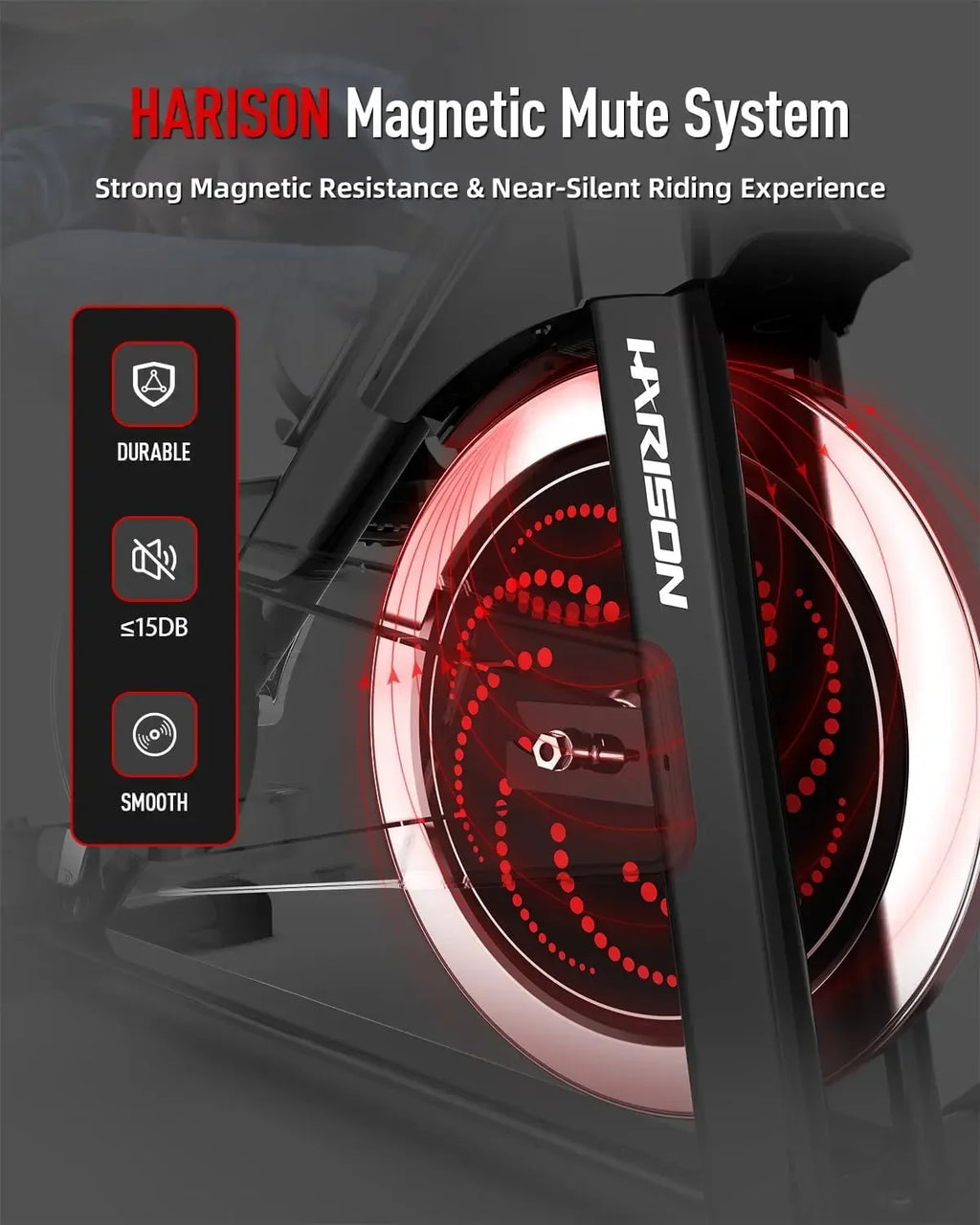 Spin Bike Bluetooth & 350LB Capacity