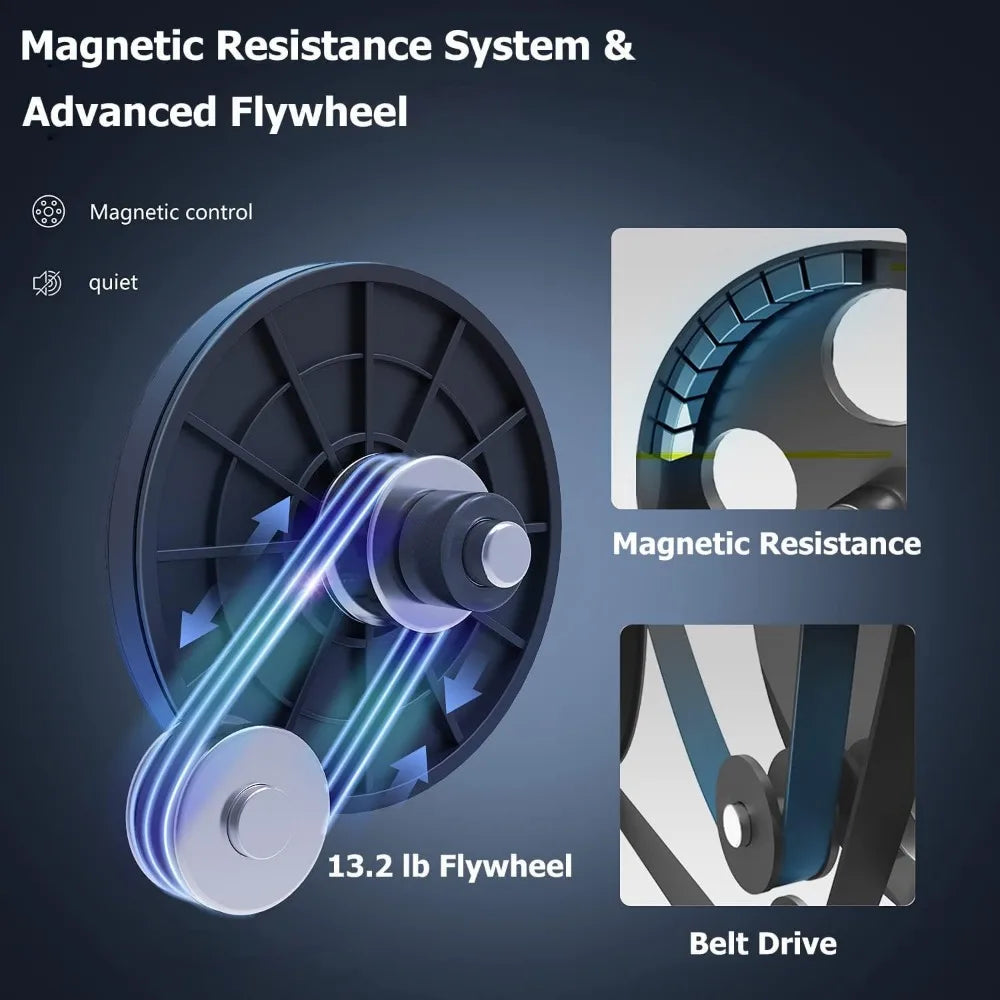 Crystal Fit Foldable Indoor Bike